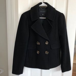 Double breasted short jacket